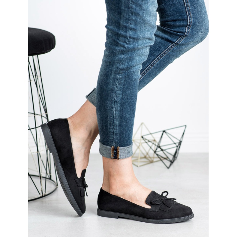 SHELOVET Svarta loafers 1