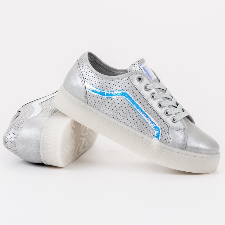 SHELOVET Casual damskor grå 1