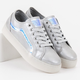 SHELOVET Casual damskor grå 2