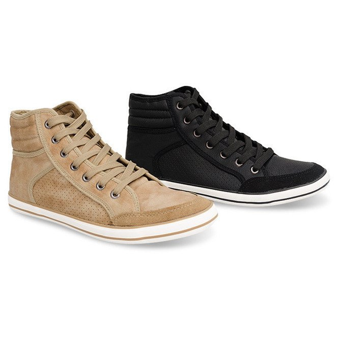 501 Camel High-top Boxersneakers brun 1