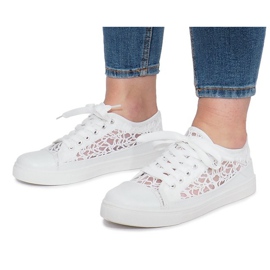Dolita vita genomskinliga sneakers 1
