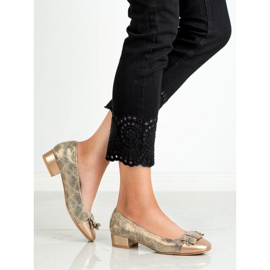 Kylie Flat Heel Pumps gul 1