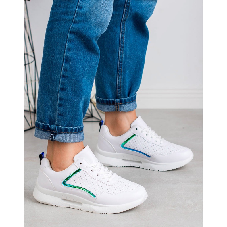 SHELOVET Kvinnors sportskor vit 2