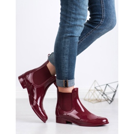 Kayla Maroon galoshes röd 2