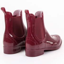 Kayla Maroon galoshes röd 1