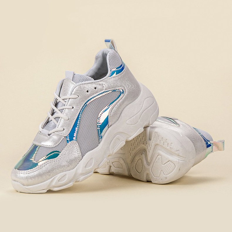 SHELOVET Trendiga sportskor grå 2