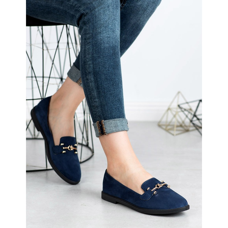 SHELOVET Mocka herrar marinblå 2