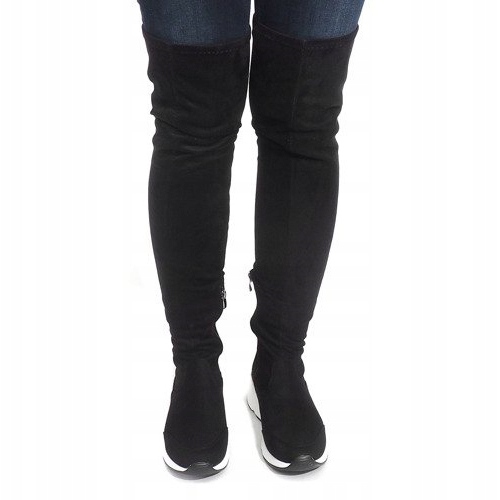 Stövlar med vita sulor 6680-PG Svart 2