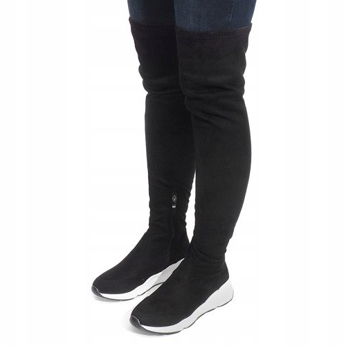 Stövlar med vita sulor 6680-PG Svart 1