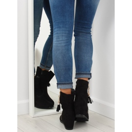 Svart Svarta kilstövlar AB02-36 Svart 1