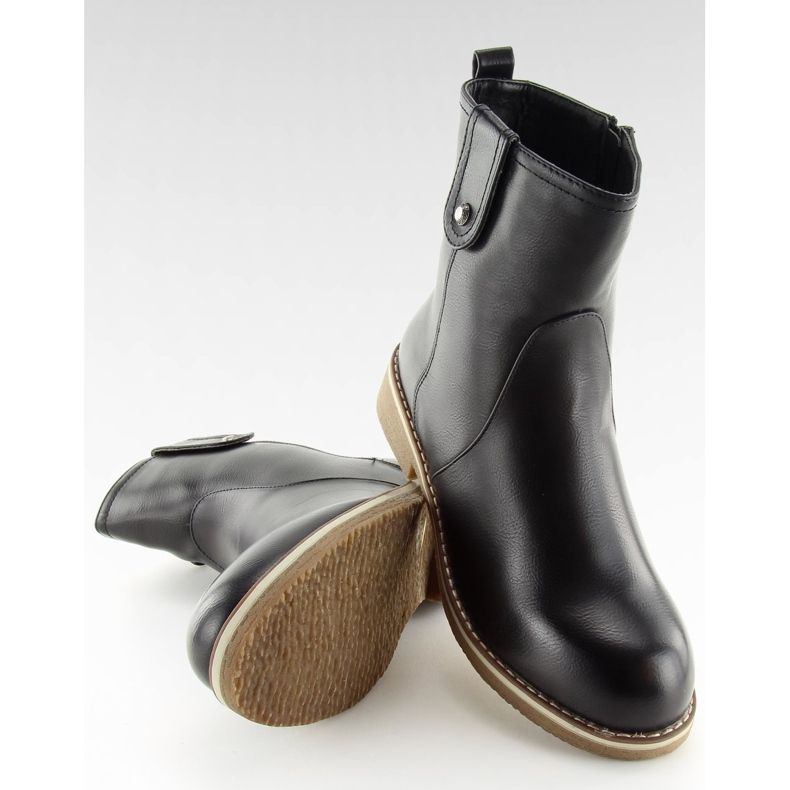 Svarta platta klackar 0-253 Svart 1