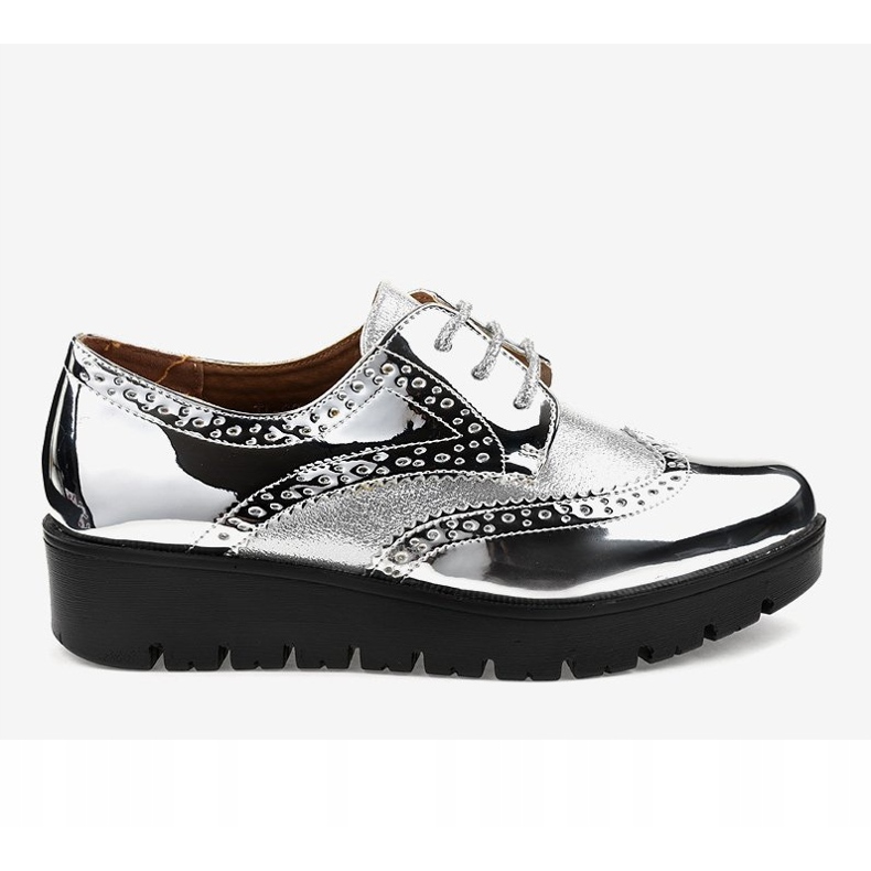 Silverskor med snörning TL-60 grå 2