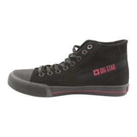 Big Star Men's Black Sneakers 174084 svart 2