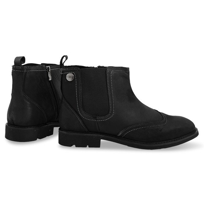 High Warm Boots Tied 4682 Svart 1