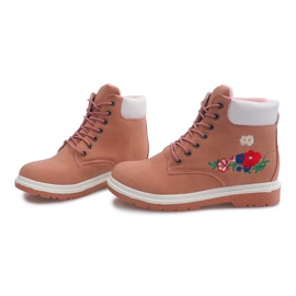 Warm Timber Boots SJ1669-3 Rosa 1