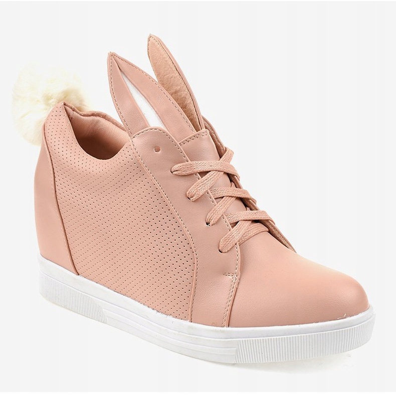 Rosa sneakers på kilkaninerna H6211-11 1