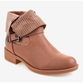 Rosa stövlar med spänne och GG-43P dubbar 1