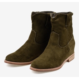 NC837 gröna stövlar i mocka 2