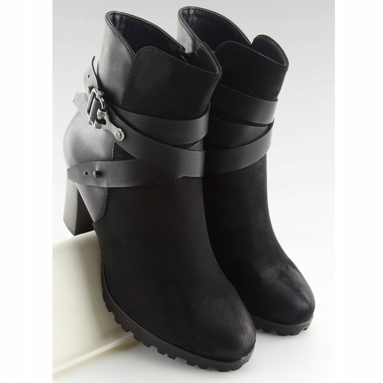 Svart 8287 Svarta höga klackar 2