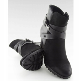 Svart 8287 Svarta höga klackar 1