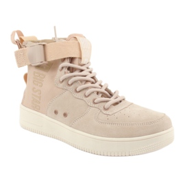 Big Star High Eco-Leather Sneakers 274658 Pulverrosa 1