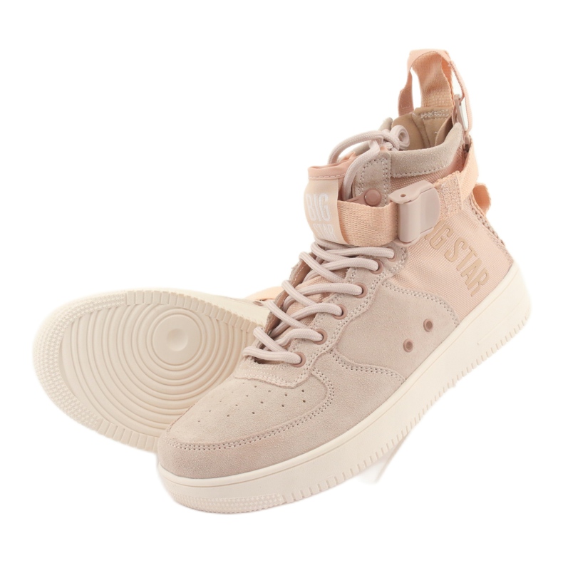 Big Star High Eco-Leather Sneakers 274658 Pulverrosa 5