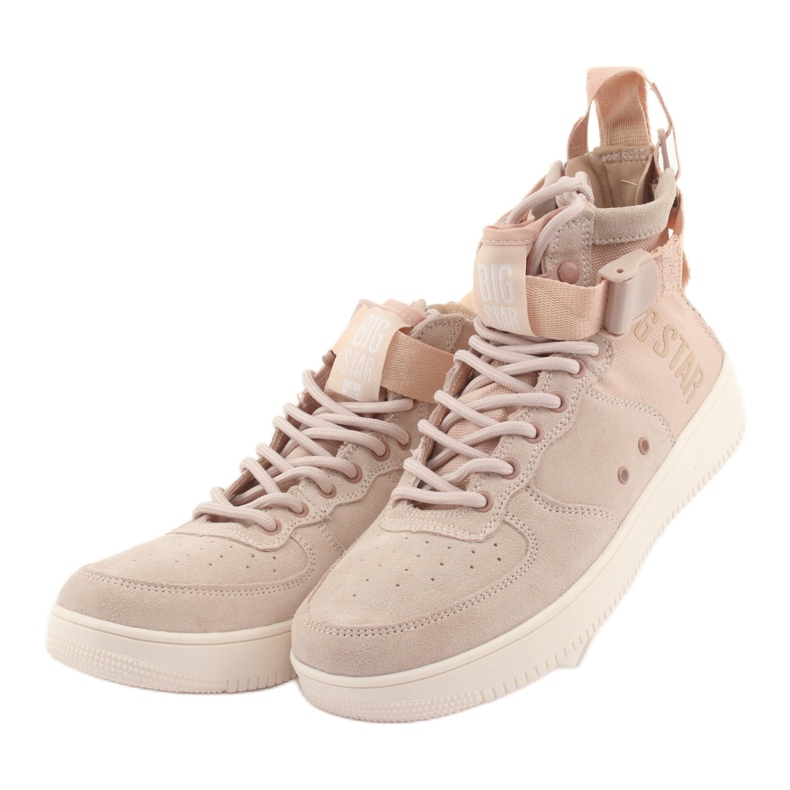 Big Star High Eco-Leather Sneakers 274658 Pulverrosa 3