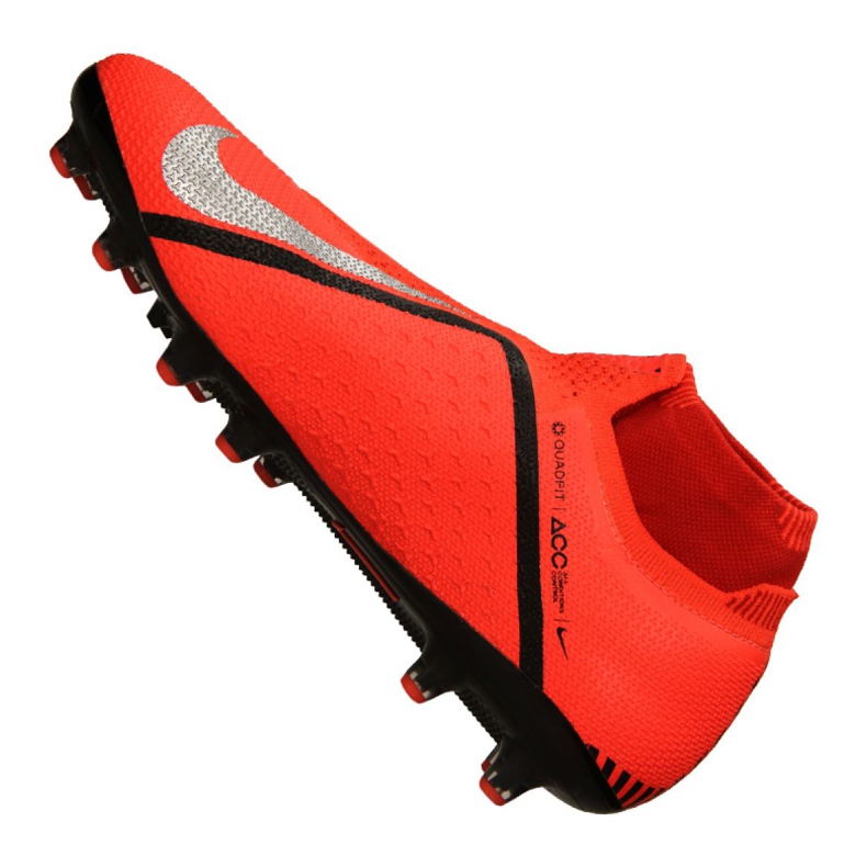Nike Phantom Vsn Elite Df AG-Pro M AO3261-600 fotbollsskor orange röd 1