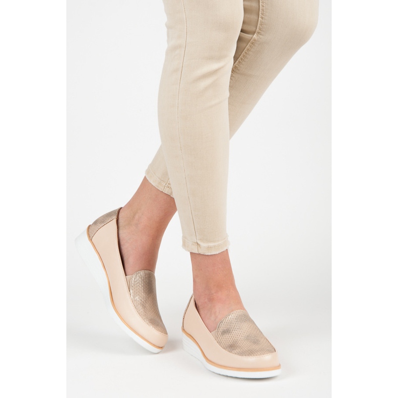 Skor med VICES-mönster brun 2