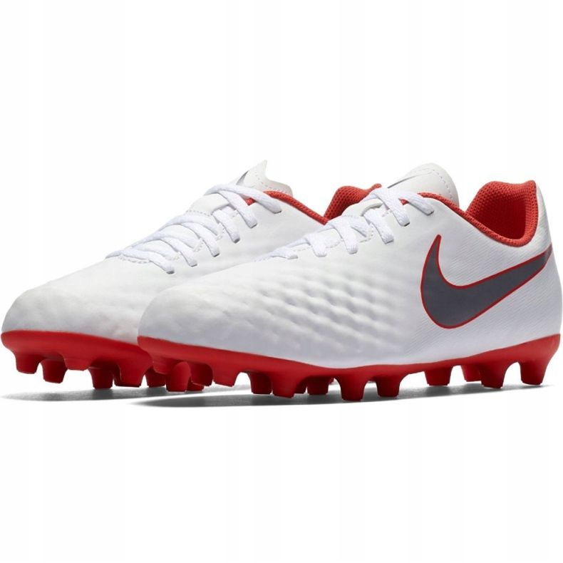 Vita Nike Magista Obra 2 Club Fg Jr AH7314 107 skor 2