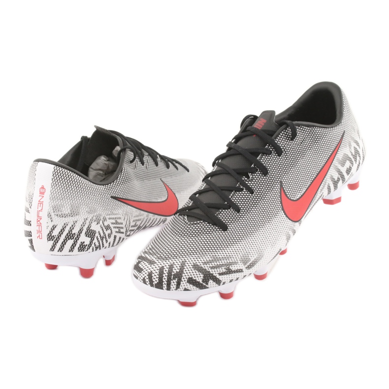 Nike Mercurial Vapor 12 Academy Neymar FG / MG M AO3131-170 fotbollsskor vit 3