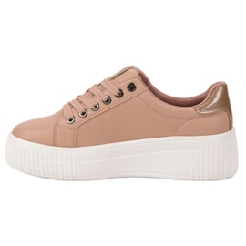 Kylie Sportskor På Plattformen brun 1