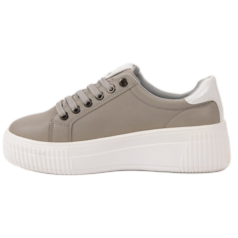 Kylie Sportskor På Plattformen grå 1