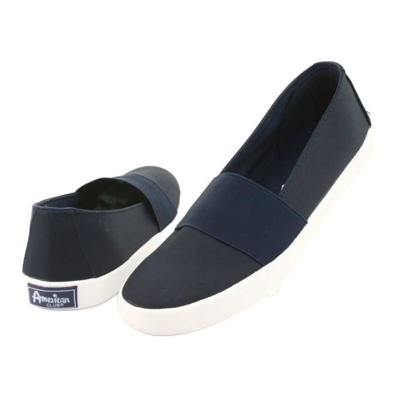 American Club marinblå sneakers 4
