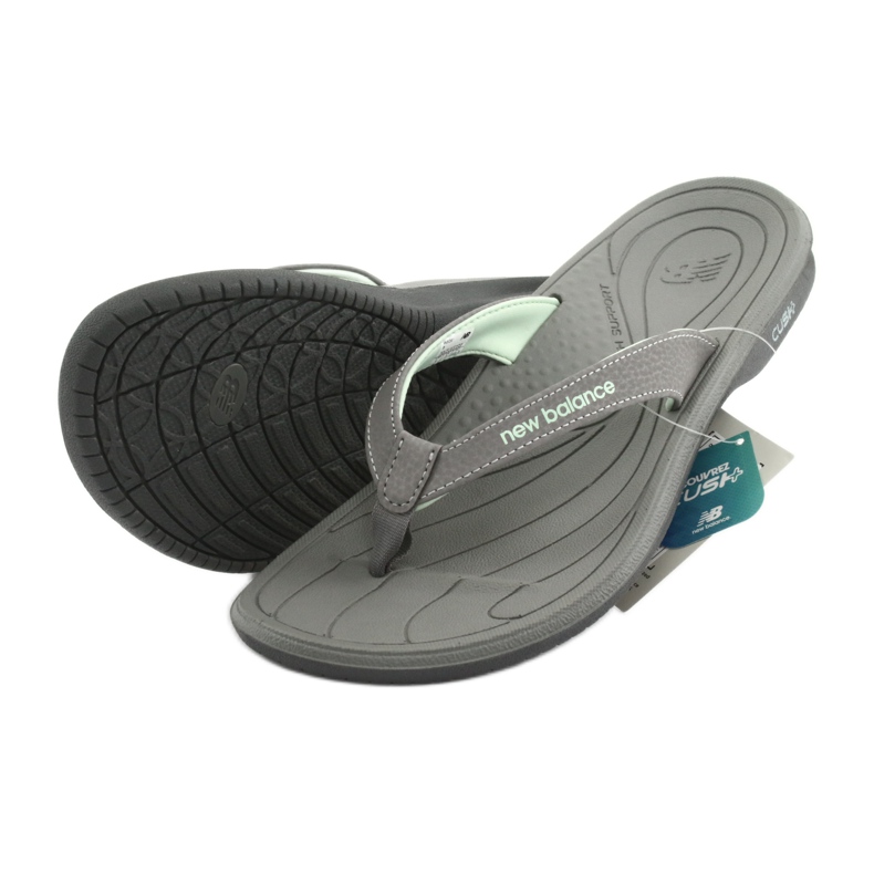 Flip-flops New Balance M W6091GR grå grön 9