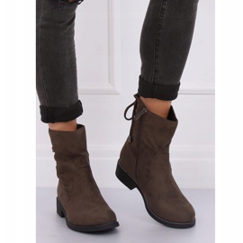 Gröna damstövlar i khaki 7378-PA Green kaki 2