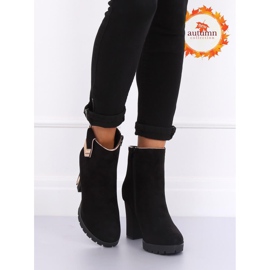 Svart M319 Svarta höga klackar 1