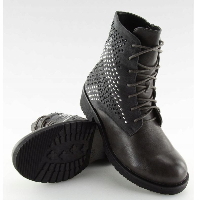 Grå damstövlar grå FC-H65 Grå 2