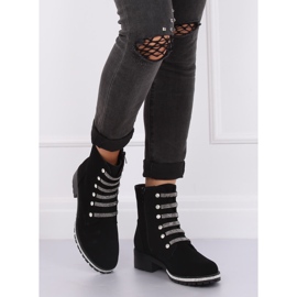 Svarta militärstövlar CH1818-2 Svart 1