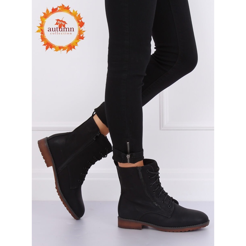 Black Workery stövlar W333 Svart 1