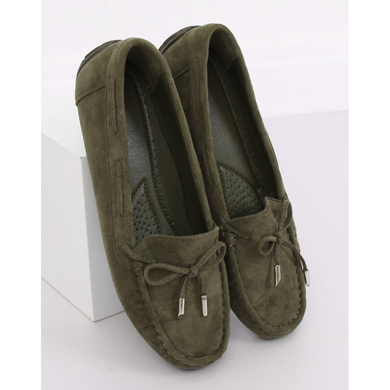 Gröna damloafers R812 Grön 1