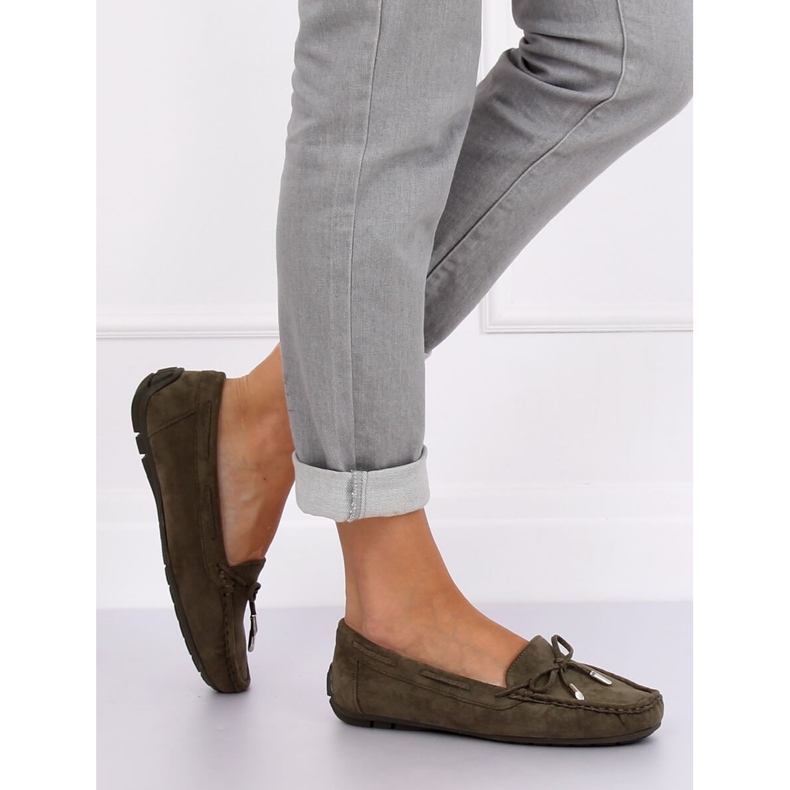 Gröna damloafers R812 Grön 2