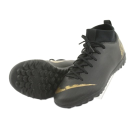 Nike Mercurial SuperflyX 6 Academy Gs Tf Jr AH7344-077 fotbollsskor svart 4
