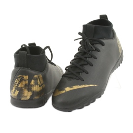 Nike Mercurial SuperflyX 6 Academy Gs Tf Jr AH7344-077 fotbollsskor svart 3