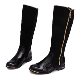 Openwork stövlar 6792 Svart 1