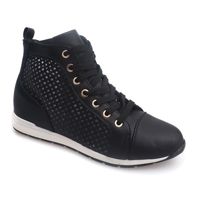 Openwork Airy Sneakers 80-12 Svart 1