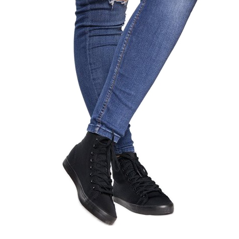 Höga sneakers Lycra B113B Svart 1