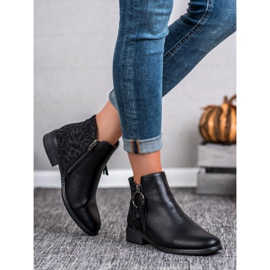 Filippo Snygga kängor med dragkedja svart 1