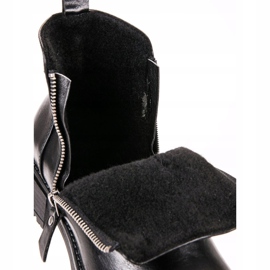 Vinceza Låga stövlar med dragkedja svart 1