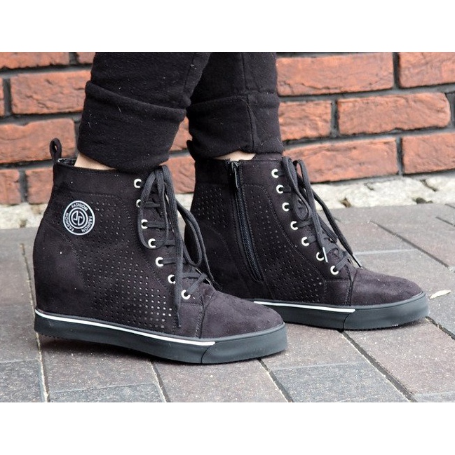 Openwork Sneakers XW36236 Svart 1